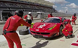 Pit Crew Ferrari Drop Fail