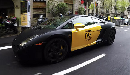 Lamborghini Taxi Barcelona