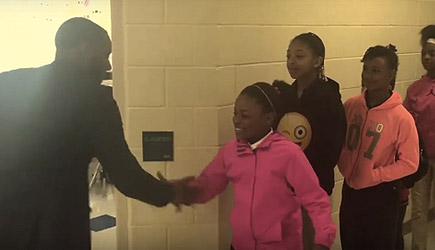 Teacher Barry White jr. Has Personalized Handshakes For Every Student