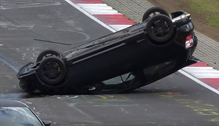 Nürburgring Honda Civic Type R Crash
