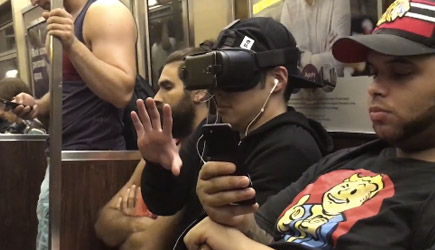 NYC Subway VR Porn Prank