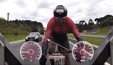 Cyclist Reaches 202 km/h