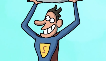 Cartoon-Box #101 - Superman Saves The Village