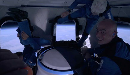 Jeff Bezos Blue Origin Space Flight