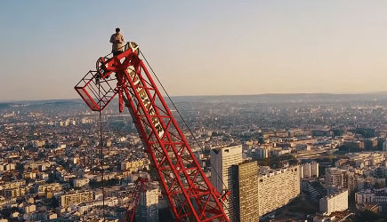 James Kingston - Climbing The Tallest Crane in Paris (240m)