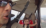 Lea's First Aerobatic Flight