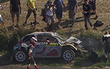 Consani Crash At ERC Rally Zlin