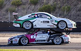 Crazy Crash At Porsche Cup Navarra 2015 GT Tour