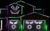 Ghostbusters Halloween Light Show
