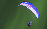 Horacio Llorens - Breathtaking Paraglide Flight Through Aurora Borealis