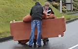 Two Drunk Irishmen Try To Move A Couch