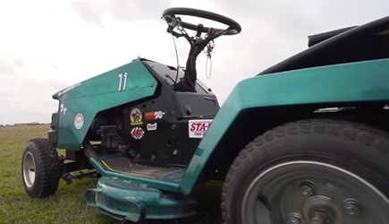 Dude Perfect - Lawnmower Racing Battle