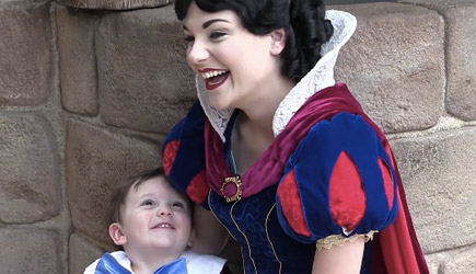 Two Year Old Autism Kid vs Snow White Disney Magic