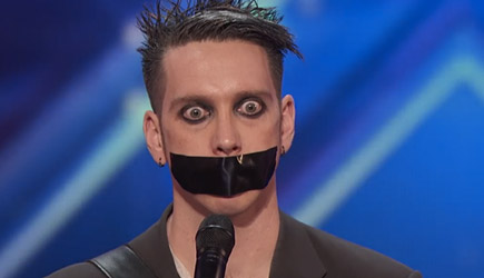 America's Got Talent 2016 - Tape Face