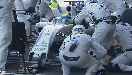 2016 Baku F1 GP Extreme Fast Pit Stop - Williams Felipe Massa