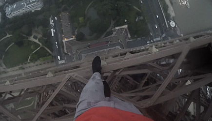 Ivan Kuznetsov - Climbing The Eiffel Tower