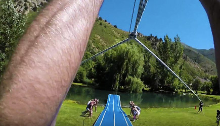 Devin Supertramp - Human Zipline Slip And Slide