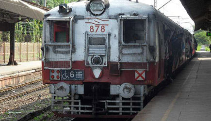Train Journey In Mumbai India