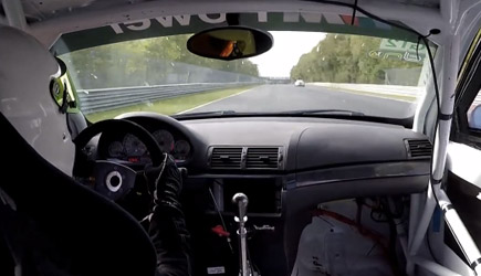 E46 BMW M3 Instant Weight Loss At 280km/h Nürburgring