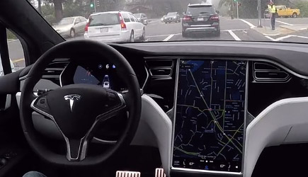 What A Tesla 'Sees' In Autopilot Mode