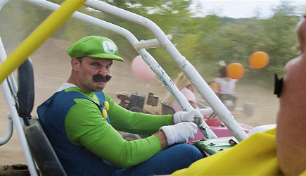 Mario Kart In Real Life - Luigi Death Stare!