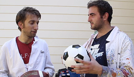 The Slow Mo Guys - Over-Inflating Footballs