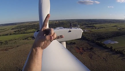 Bladerunner: Wind Turbine Base Jump