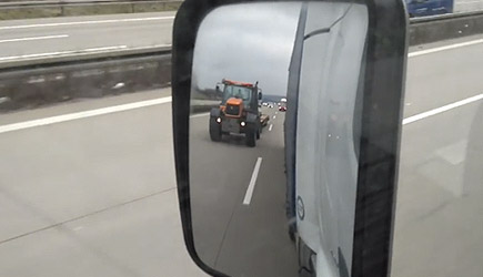 90km/h Tractor On The Highway