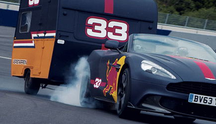 Verstappen vs Ricciardo Caravan Race
