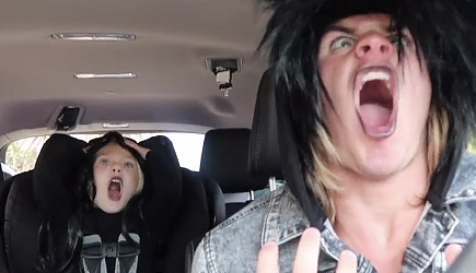 4 Year Old Carpool Karaoke With Dad