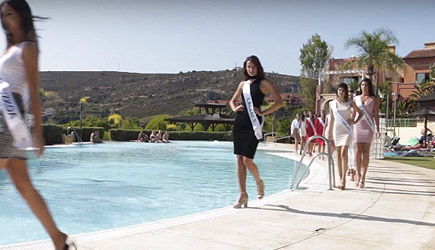 Miss Universe Spain Pool Dip