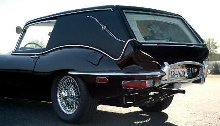 Petrolicious - The Harold & Maude Jaguar E-Type Hearse