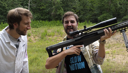 The Slow Mo Guys - .50 Cal Sniper Rifle