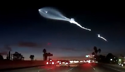 SpaceX Launch Causes Highway Accident