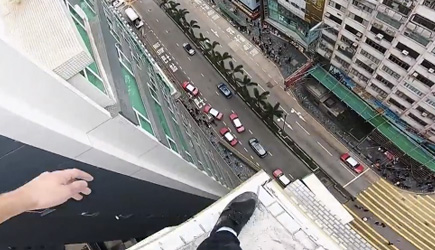 Rooftop POV Escape From Hong Kong Police