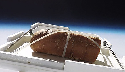 We Sent Garlic Bread to the Edge of Space, Then Ate It