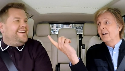 James Corden Carpool Karaoke With Paul McCartney