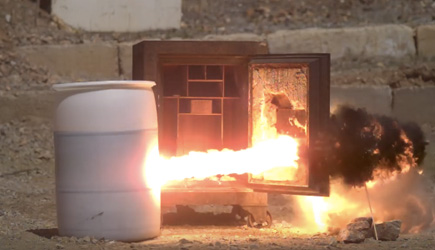 The Slow Mo Guys - Massive Explosion Chain Reaction At 200.000fps
