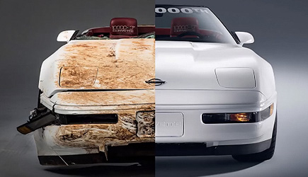 Restoration of the 1 Millionth Sinkhole Destroyed Chevrolet Corvette