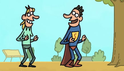 Cartoon-Box #114 - Dating Superman