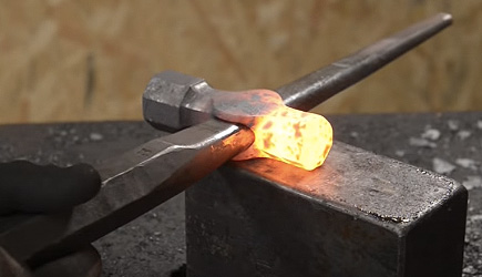Blacksmithing - Making A Ball Peen Hammer