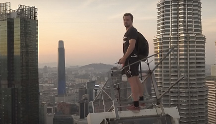 Oliver Nordin - Climbing The Tallest Crane in Kuala Lumpur, Malaysia