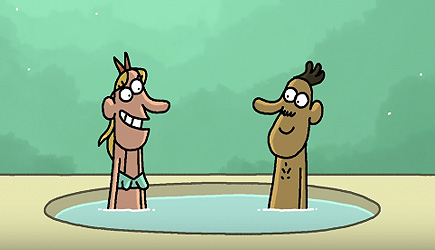 Cartoon-Box #161 - Hot Tub Dating