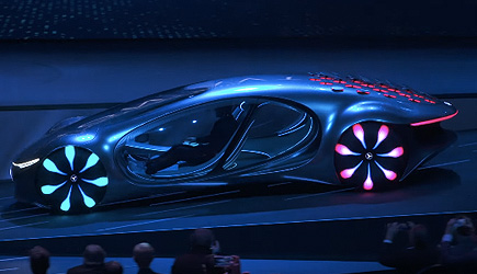 Mercedes-Benz Vision AVTR First Look at CES 2020