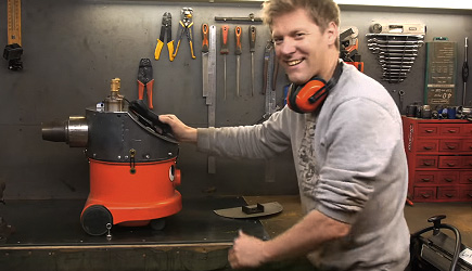 Colin Furze - Jet Powered Vacuum Cleaner, Henry, Frank