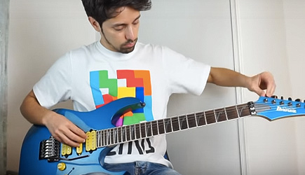 Super Mario Sounds On Guitar