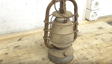 Barn Find Oil Lamp - Perfect Restoration