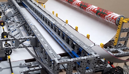 Lego Wrapping Paper Cutter Machine