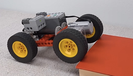 Making LEGO Car Climb Obstacles