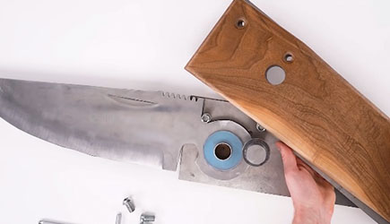DIY Mega Folding Knife